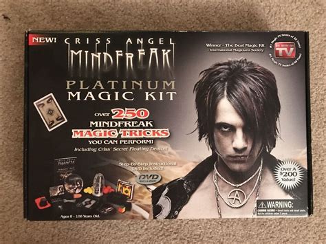 Learn the Secrets Behind Criss Angel's Mind-Blowing Tricks with the Platinum Magic Kit